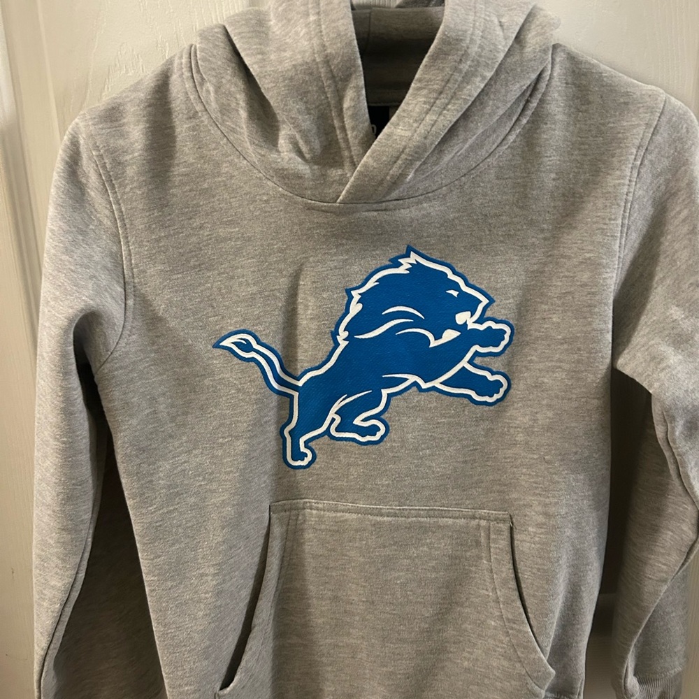 Kids Detroit Lions hoodie. Size 10